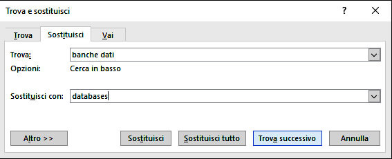 trova_sostituisci