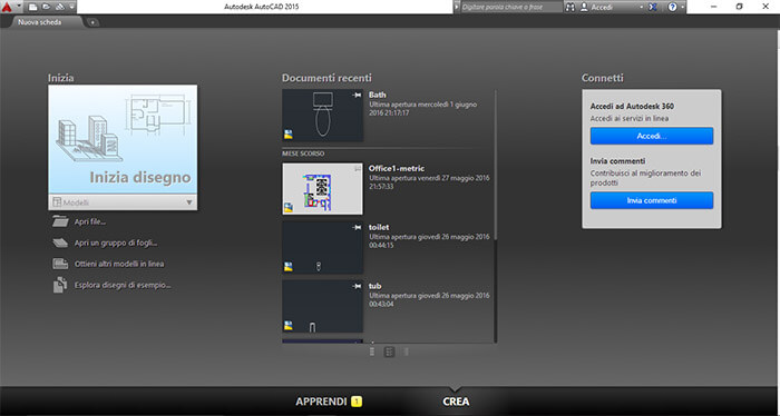 dashboard autoCAD