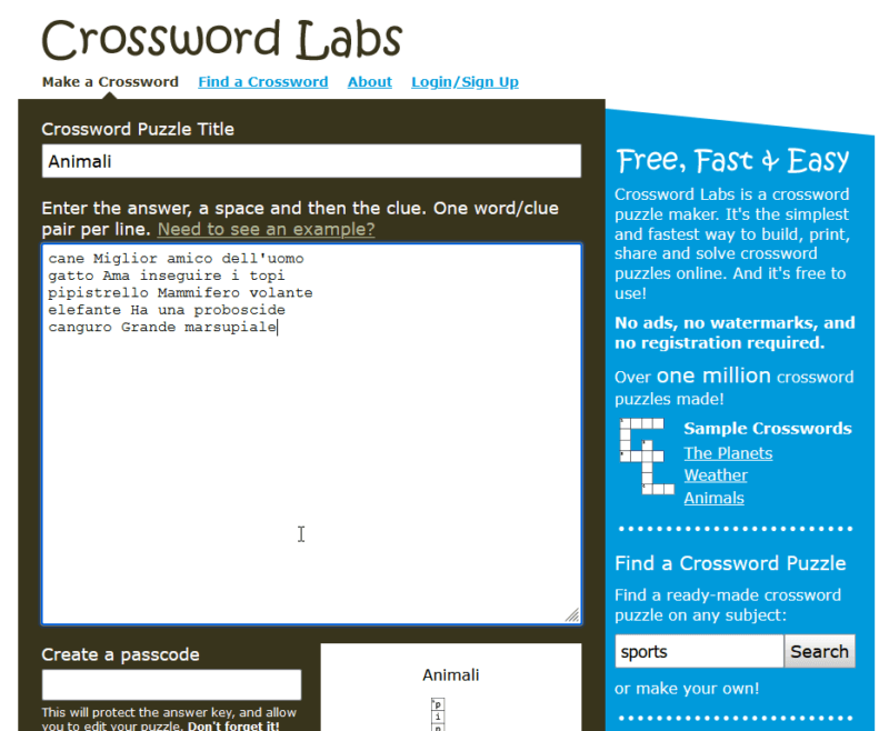 crossword-labs