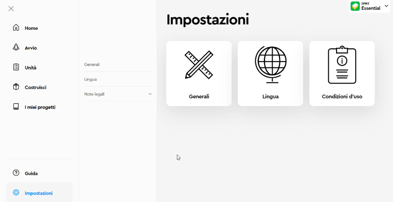 impostazioni