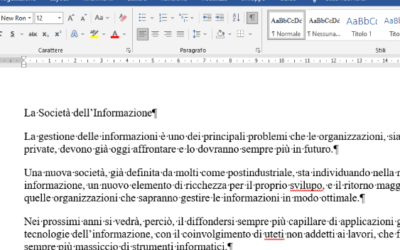 Interruzione di paragrafo